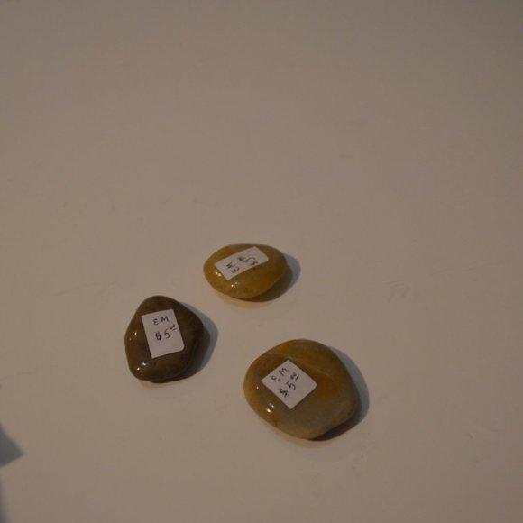 River Stones Tumbled Polished with Images of Cross 2' - Picture 5 of 5